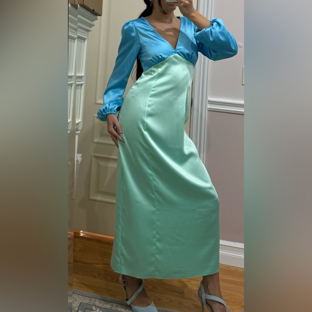 Silk Multicolor Dress